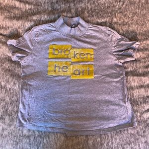 Short sleeves turtle neck